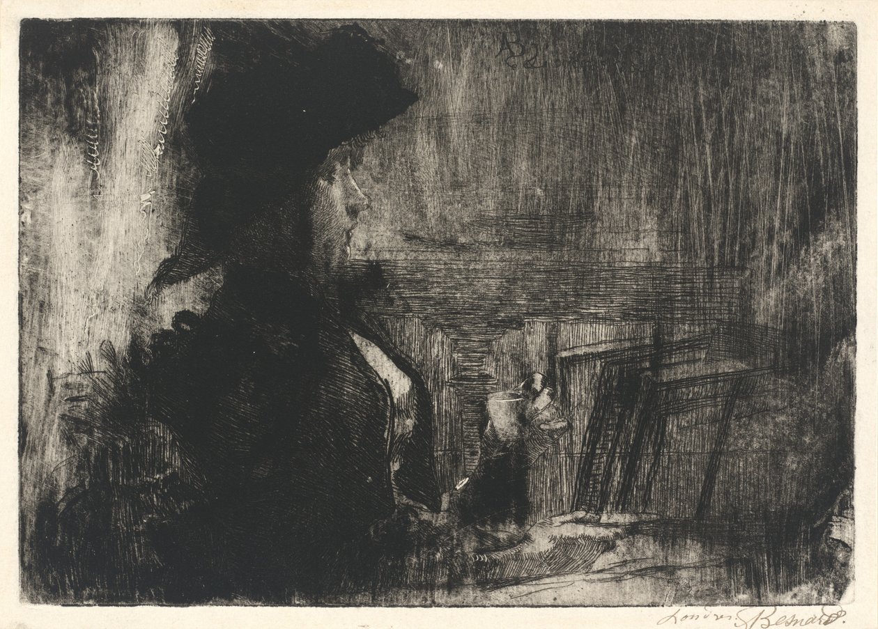 Kop te af Albert Besnard