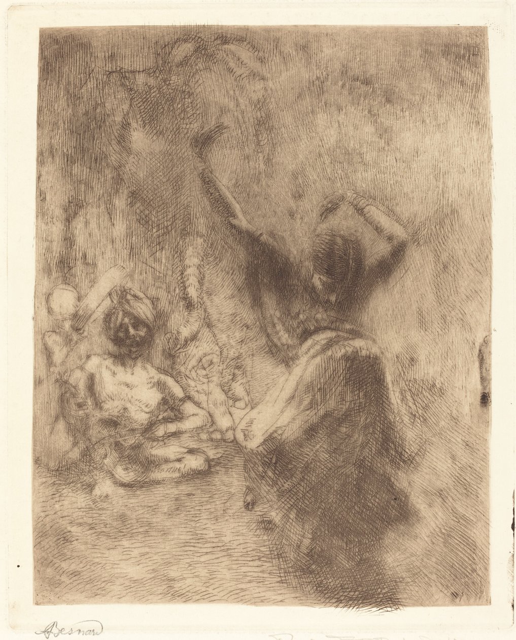 Danseren af Tanjore (La Bayadère de Tanjore) af Albert Besnard