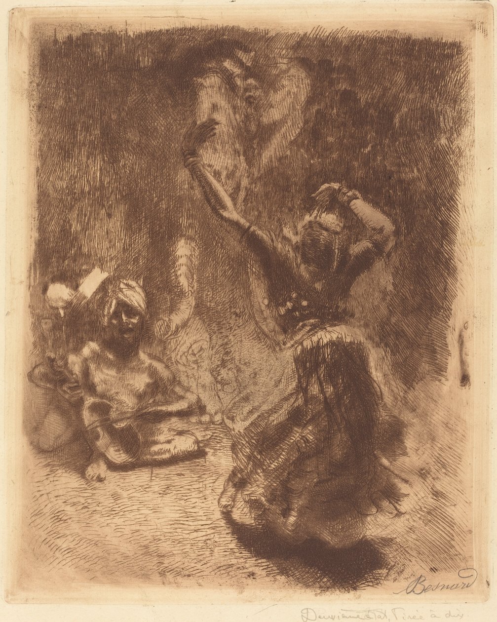 Danseren af Tanjore (La bayadère de Tanjore) af Albert Besnard