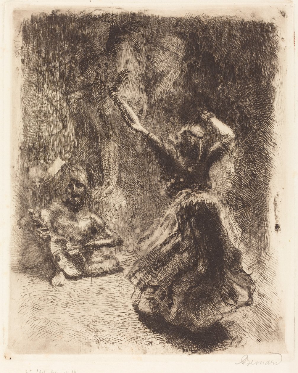 Danseren af Tanjore (La bayadère de Tanjore) af Albert Besnard