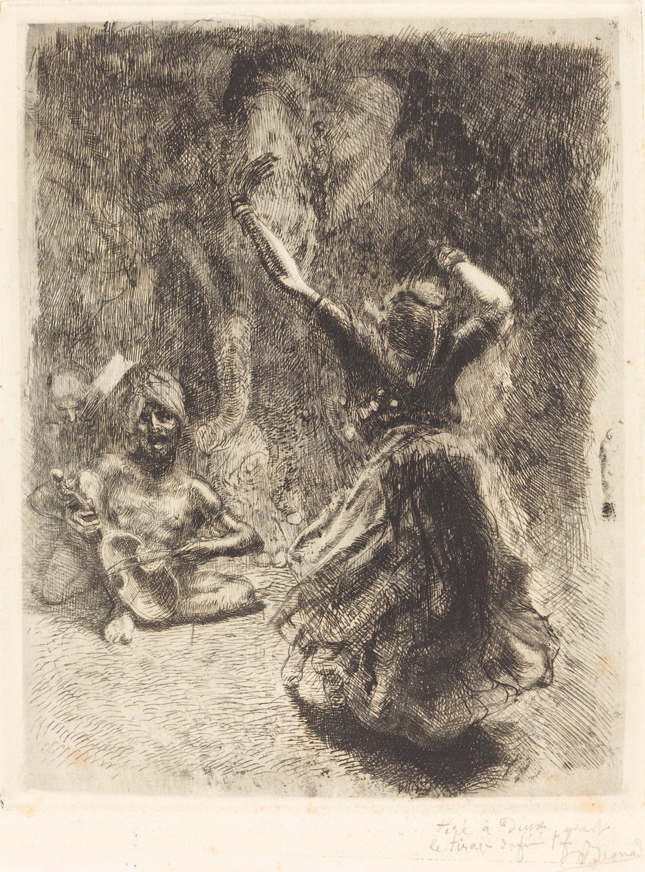 Danseren af Tanjore (La bayadère de Tanjore) af Albert Besnard
