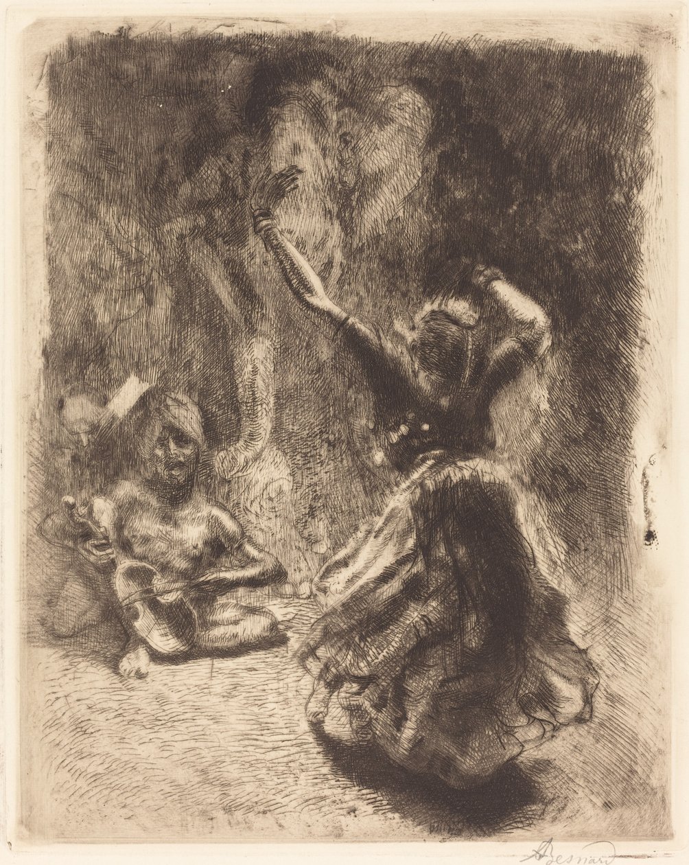 Danseren fra Tanjore (La bayadère of Tanjore) af Albert Besnard