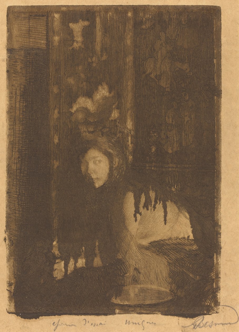 Kvinde med en vase (La femme au vase) af Albert Besnard