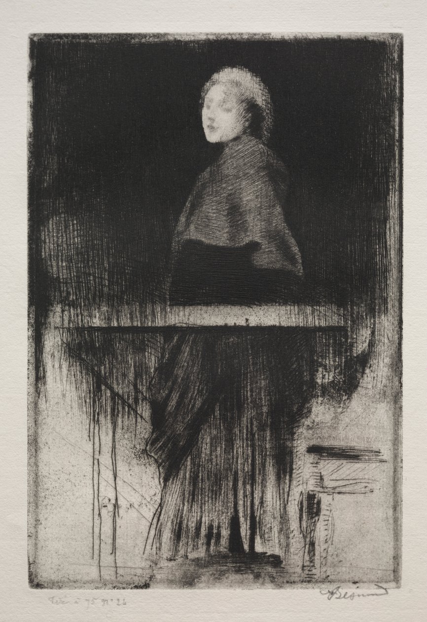 Kvinde med en kappe af Albert Besnard