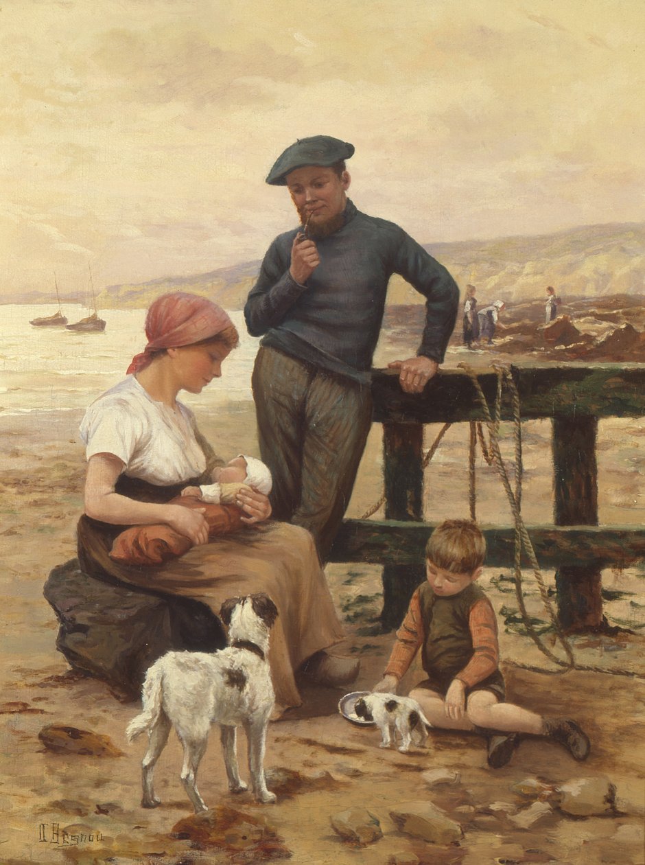 En Fisker og hans Familie af Albert Besnou