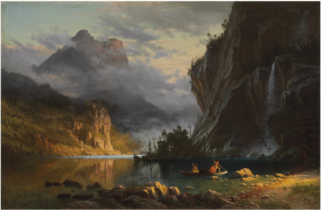 (olie på lærred) af Albert Bierstadt