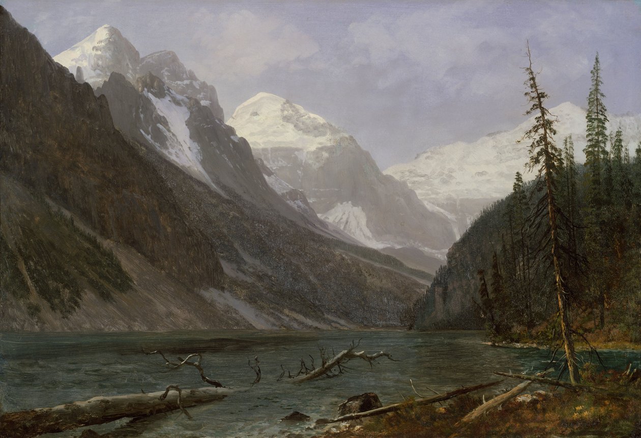 Canadiske Rockies af Albert Bierstadt