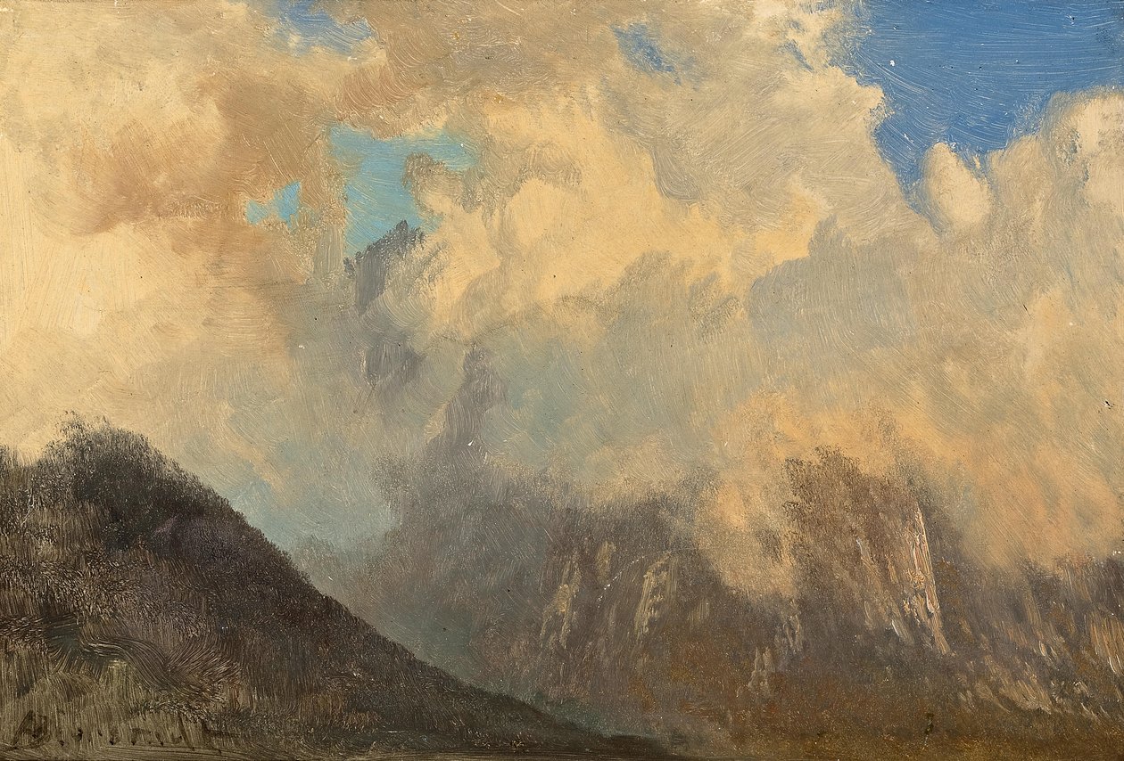 I Tyrol af Albert Bierstadt