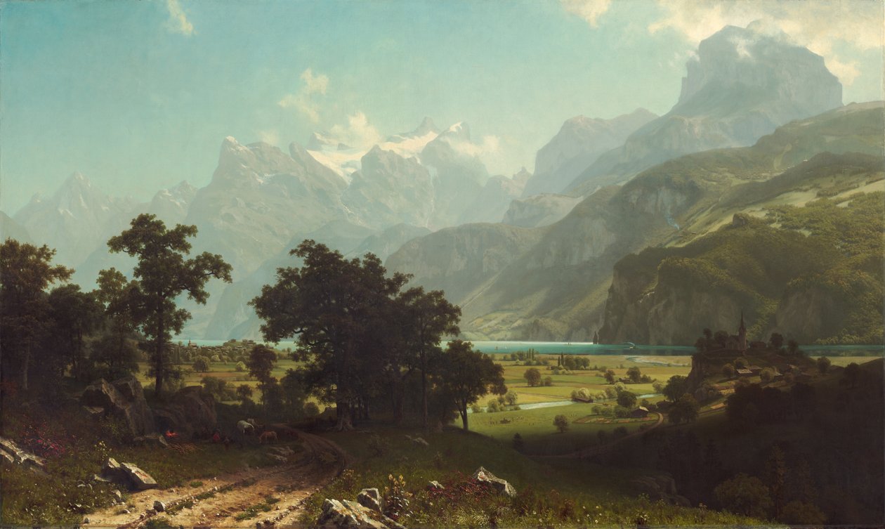 Lucerne-søen af Albert Bierstadt