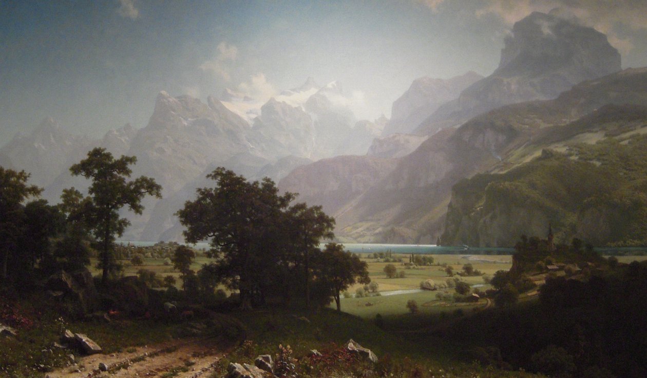 Lucerne-søen af Albert Bierstadt