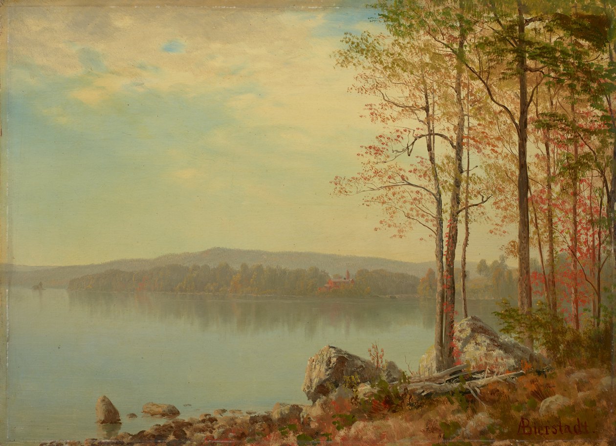 Landskab af Albert Bierstadt