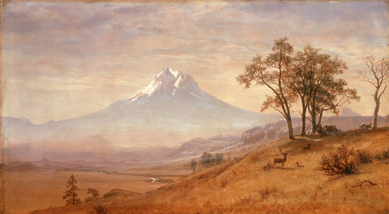 Mount Hood, 1863 af Albert Bierstadt