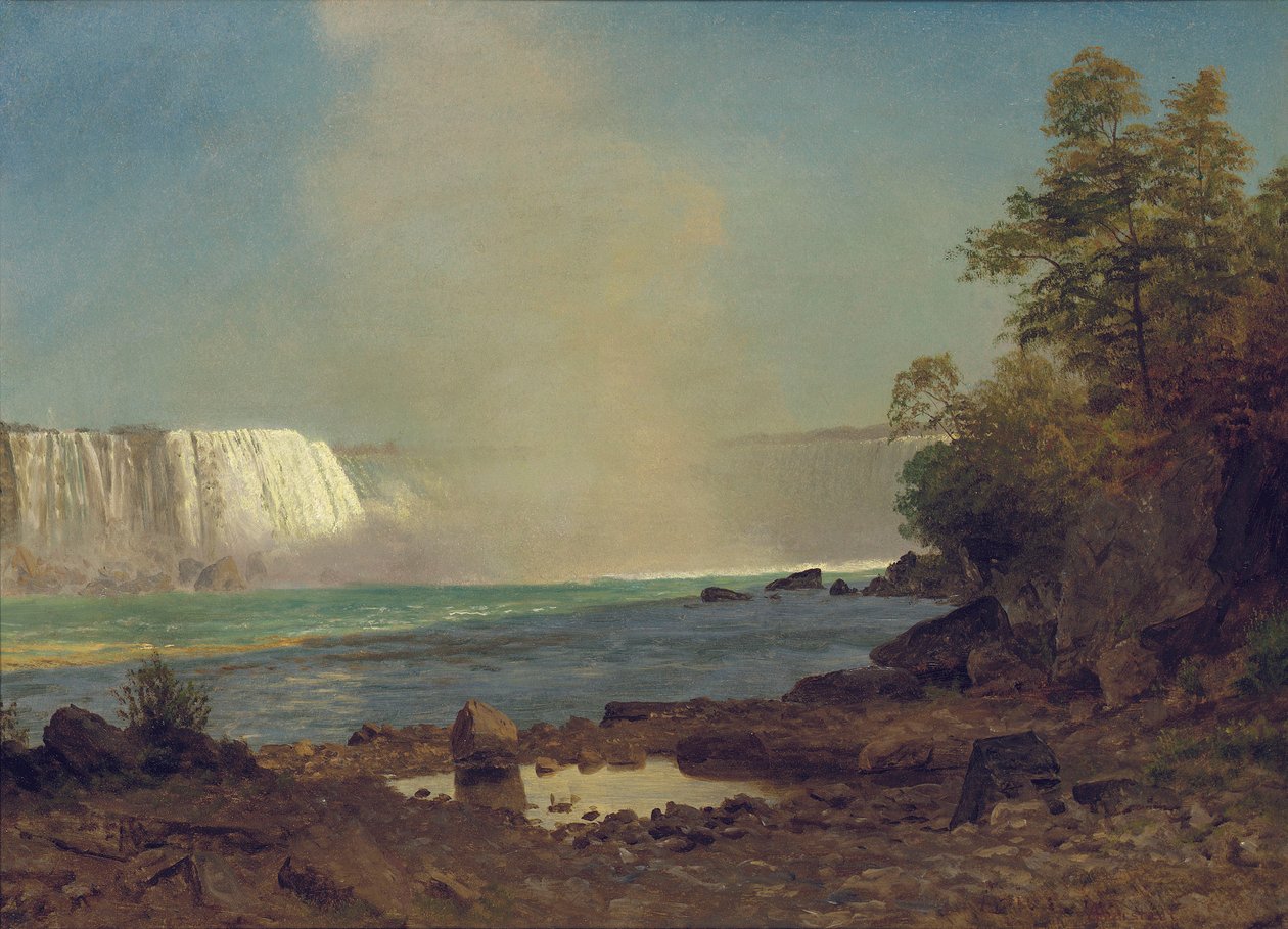 Niagara Falls, 1863 af Albert Bierstadt