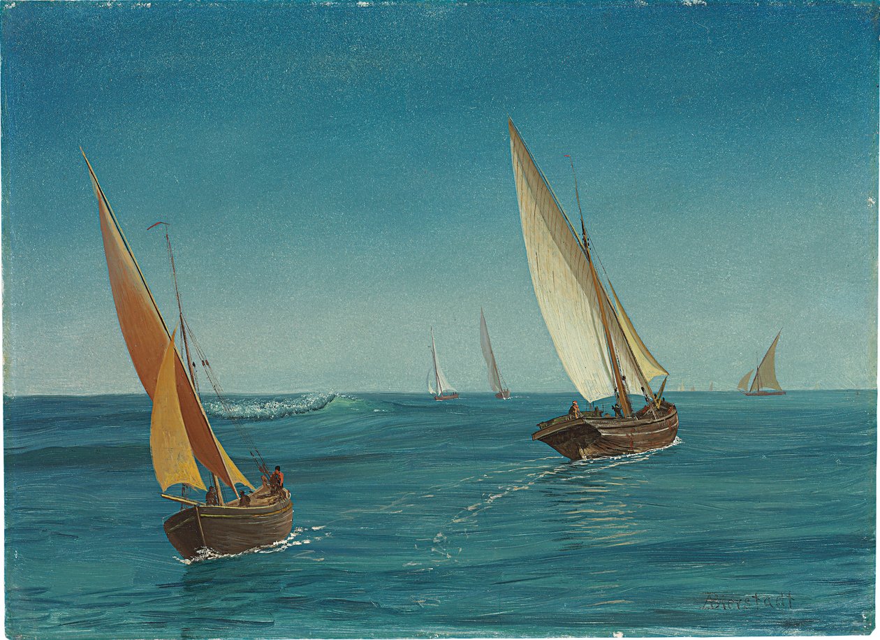 Ved Middelhavet af Albert Bierstadt
