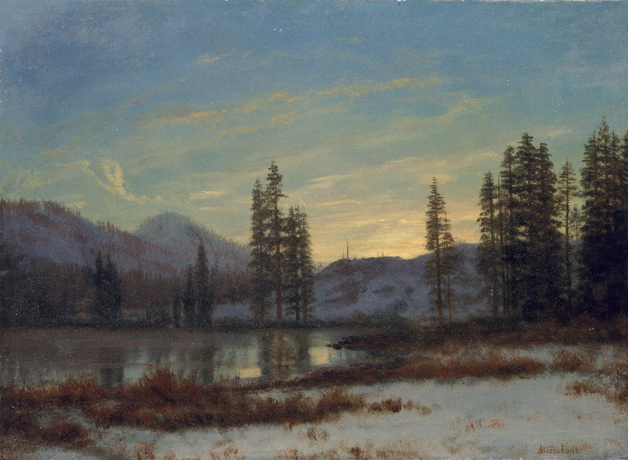 Sne i Rockies af Albert Bierstadt