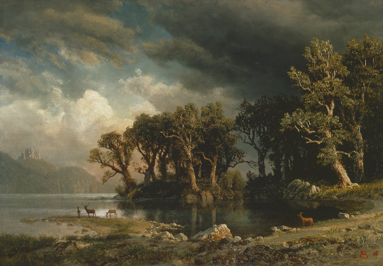 Den kommende storm af Albert Bierstadt