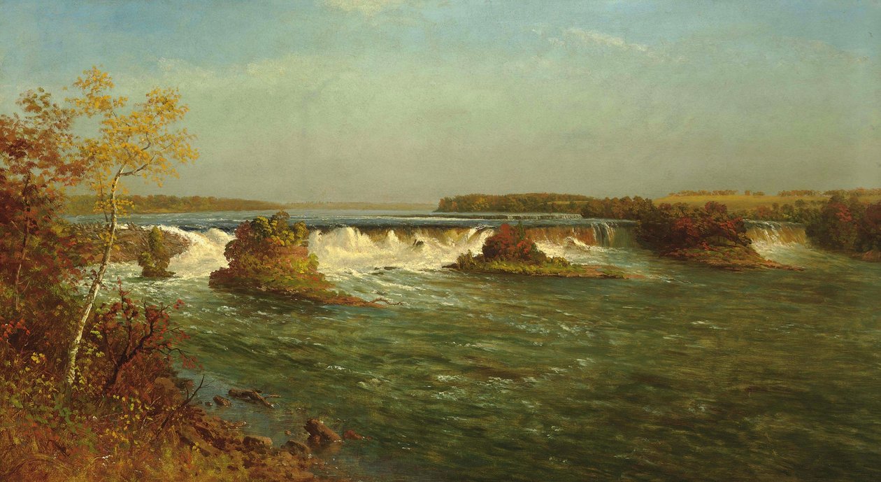 Vandfaldet ved Saint Anthony af Albert Bierstadt