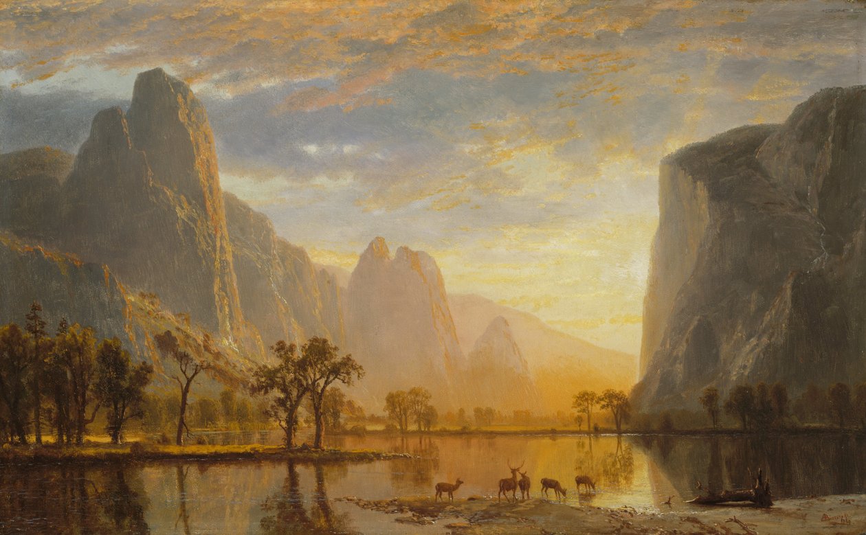 Yosemite-dalen af Albert Bierstadt