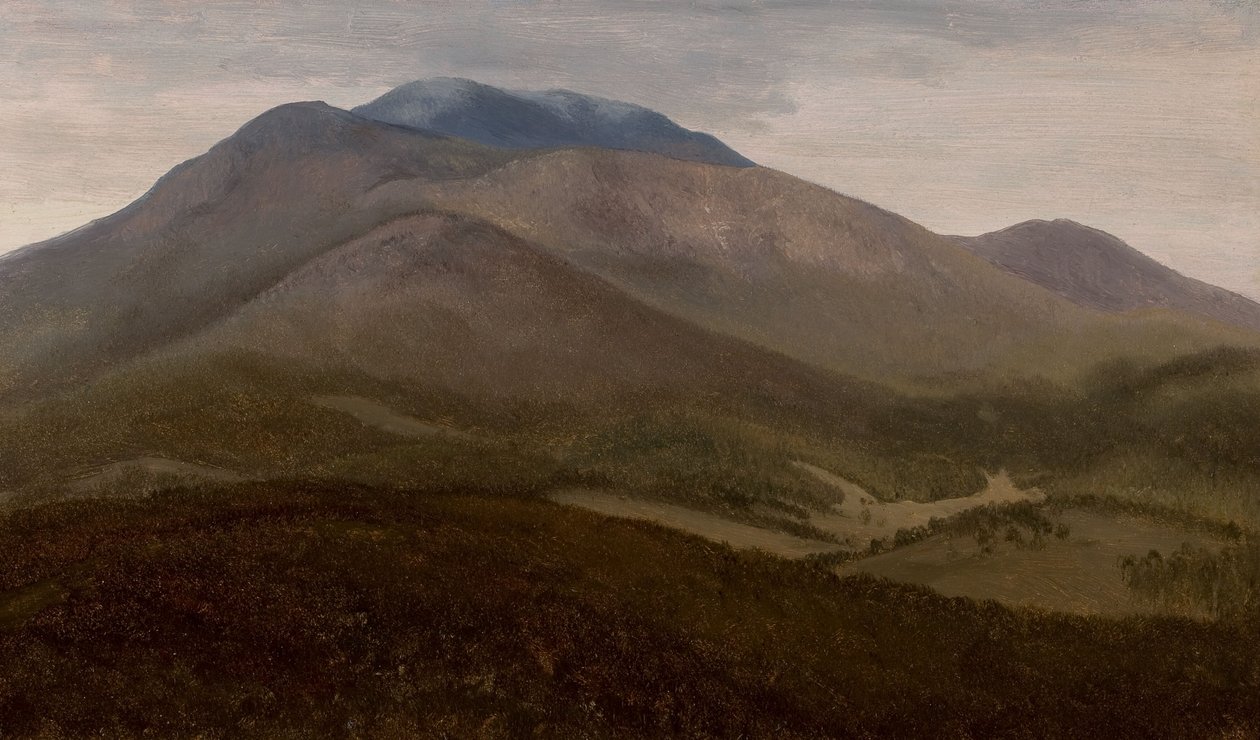 De hvide bjerge, New Hampshire af Albert Bierstadt