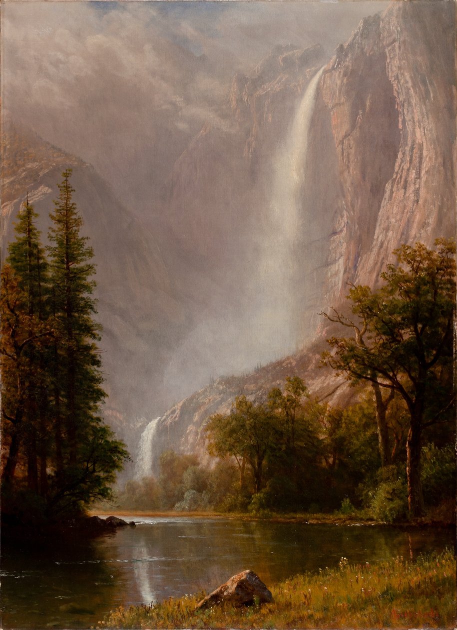 Yosemite Falls, ca. 1865-70 af Albert Bierstadt