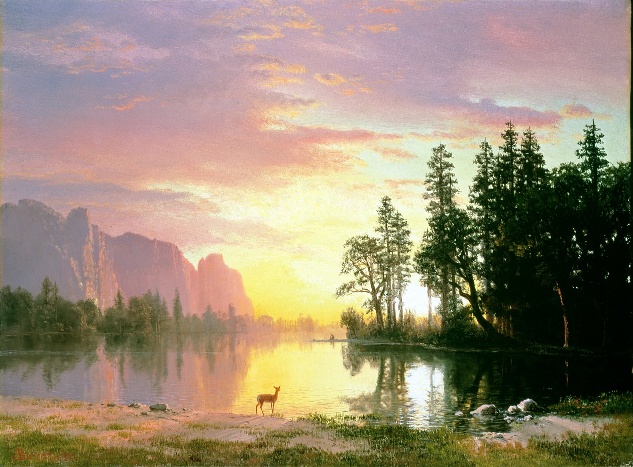 Yosemite Valley af Albert Bierstadt