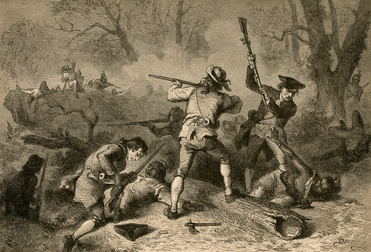 Konflikt med indianerne på de sydvestlige grænser, 1877. af Albert Bobbett