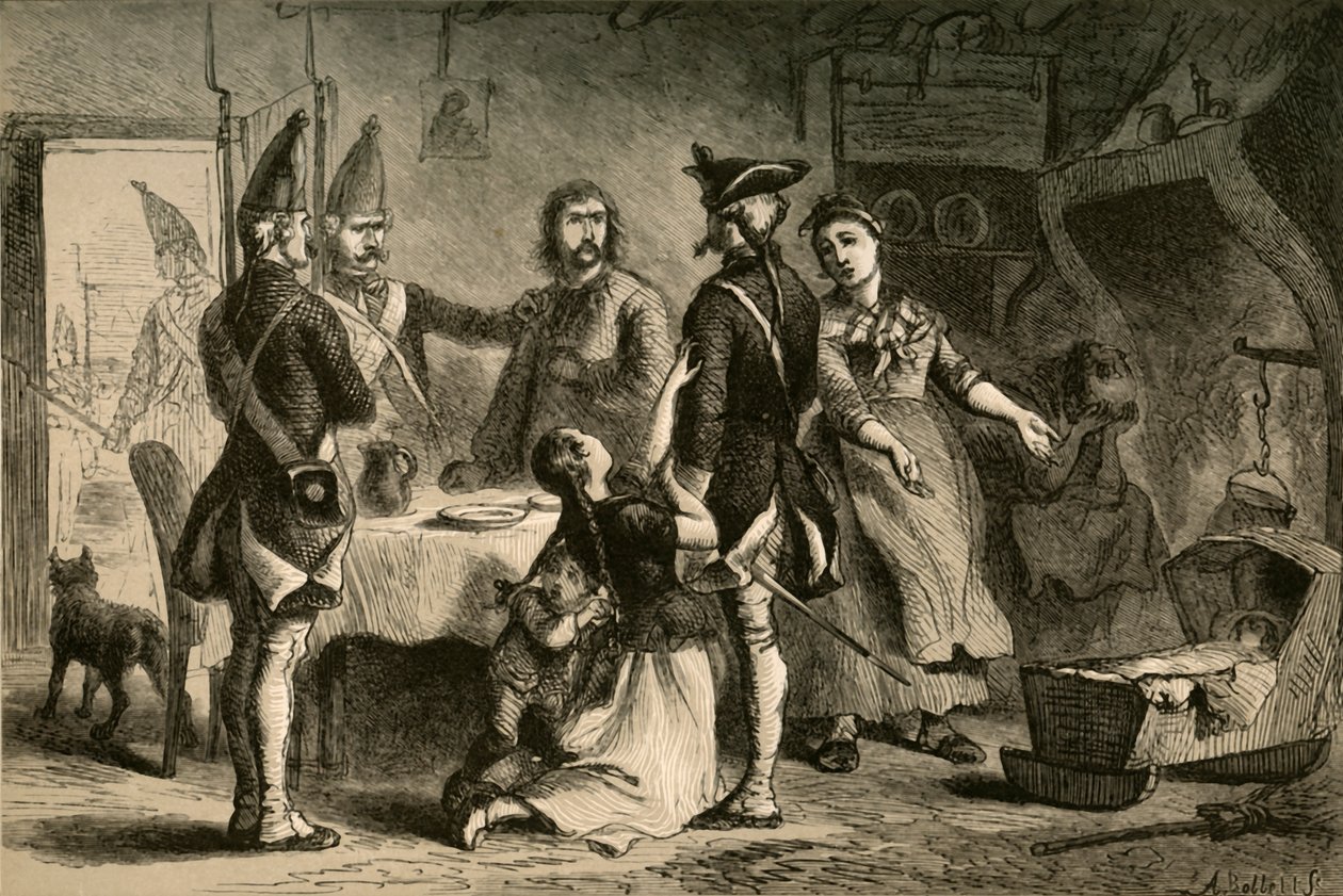 Værnepligt af tyske soldater til tjeneste i Amerika, 1877. af Albert Bobbett