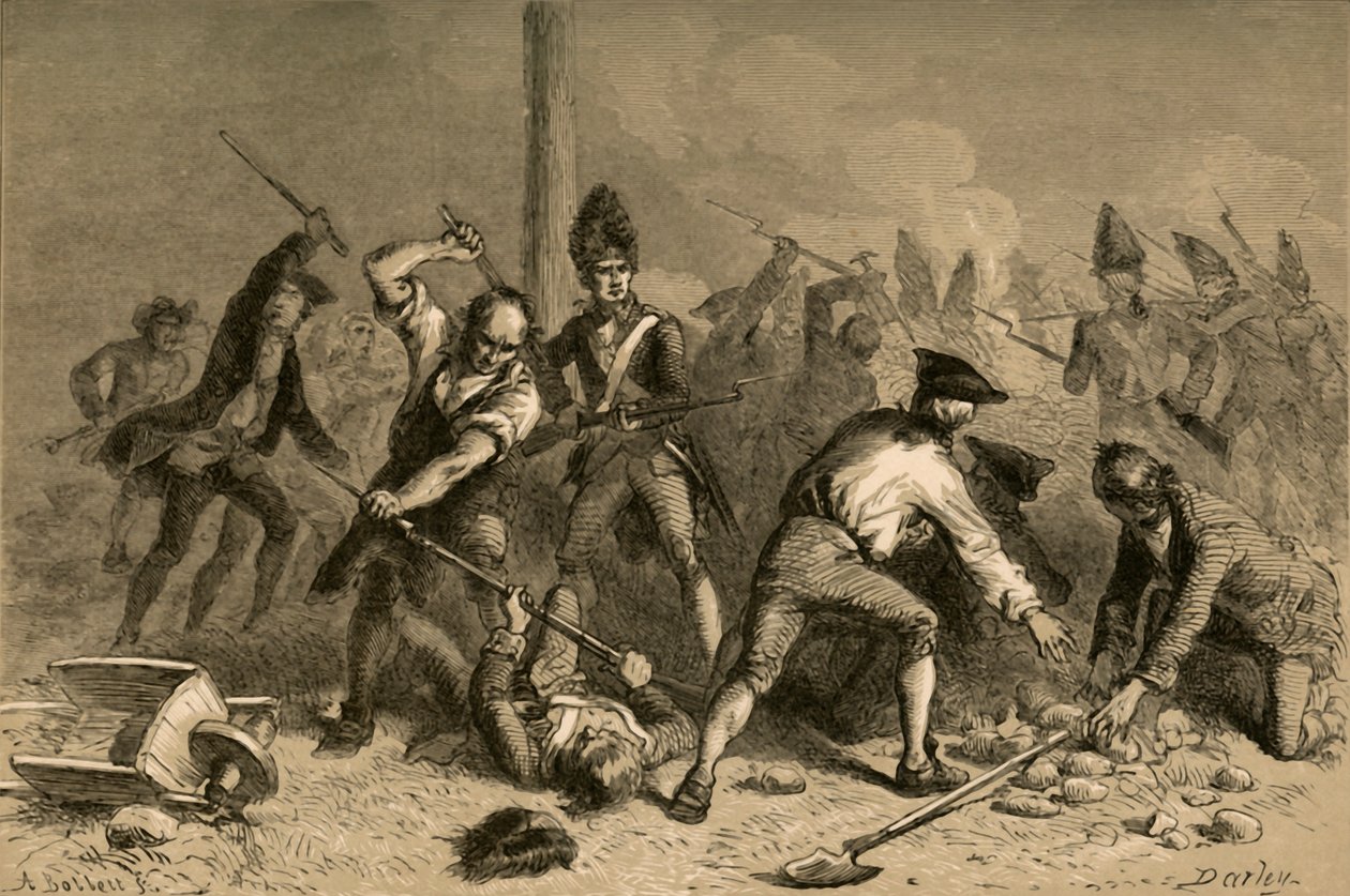 Forsvar af Liberty Pole i New York, 1877. af Albert Bobbett