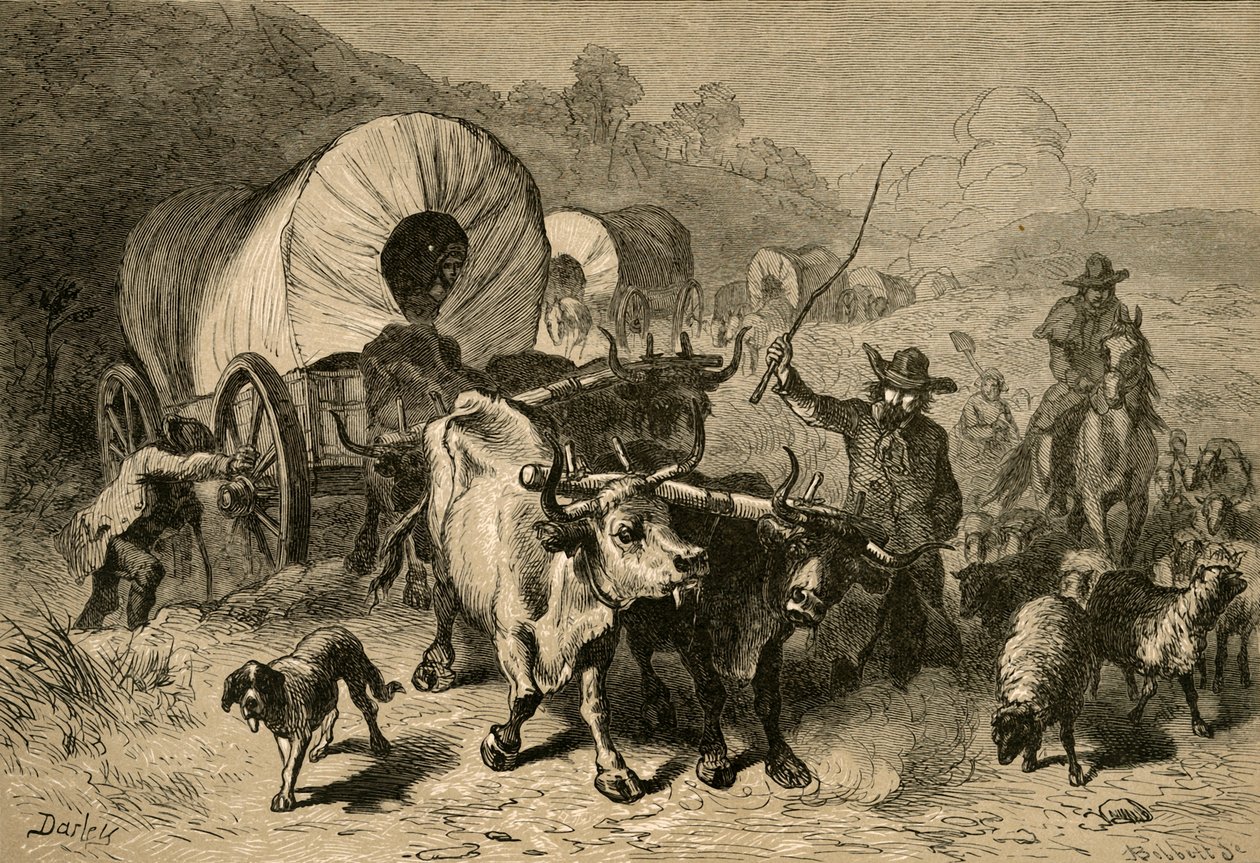Emigration til det vestlige land, 1877. af Albert Bobbett