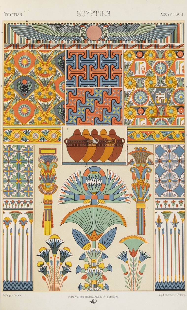 Egyptisk, plade 2 fra 