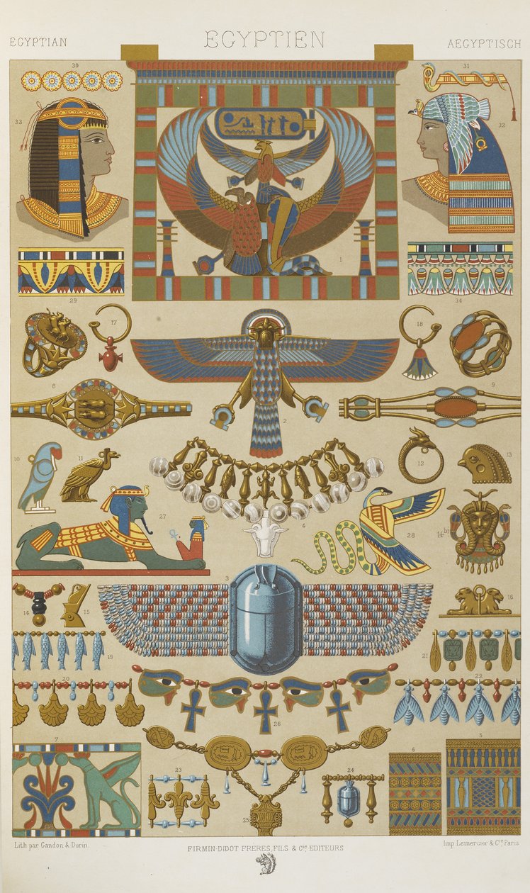 Egyptisk, plade 4 fra 