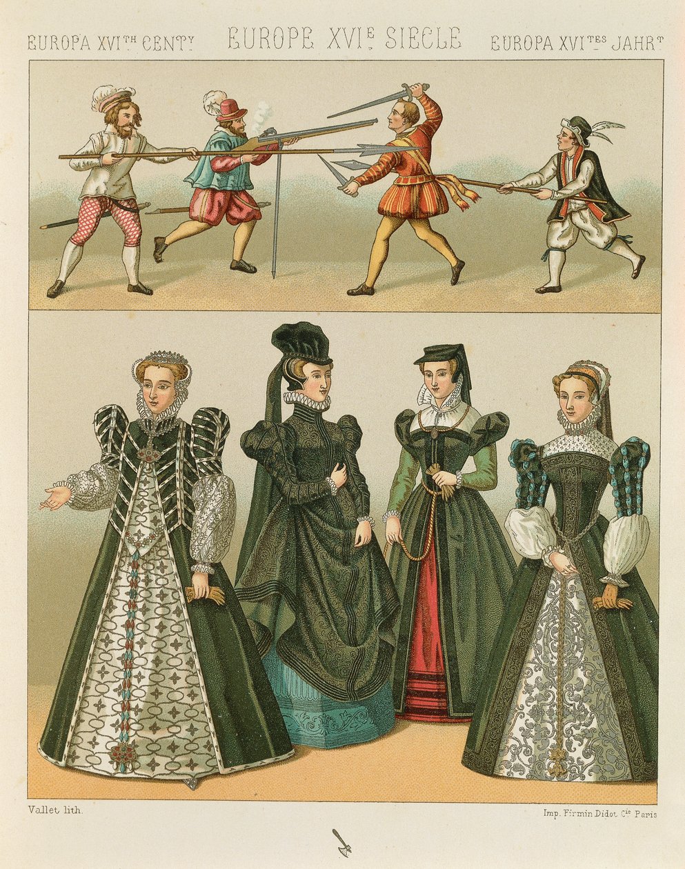 "Le Costume Historique" (The Complete Costume History) af Auguste Racinet, IV bind af Albert Charles August Racinet