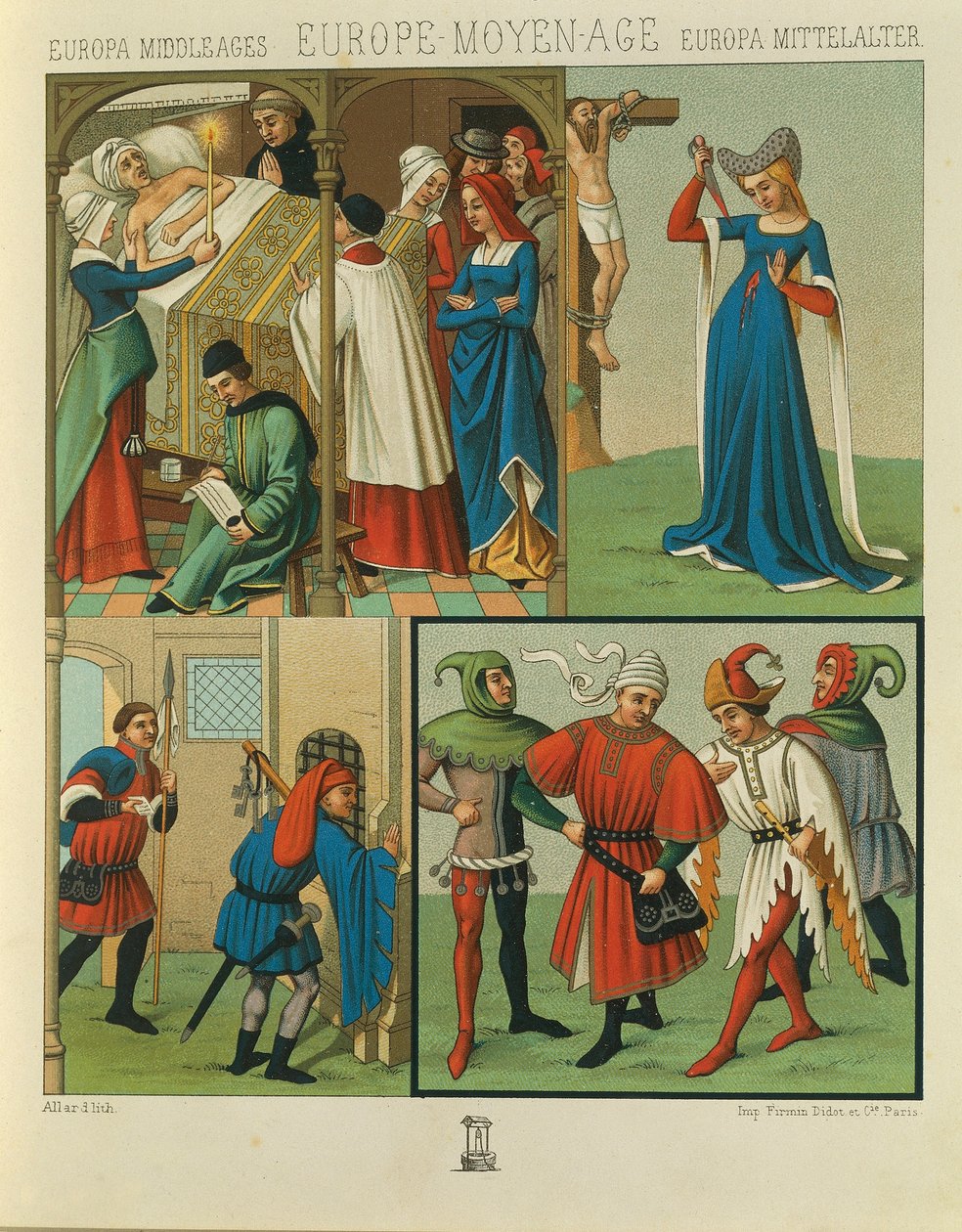 "Le Costume Historique" (The Complete Costume History) af Auguste Racinet, bind IV af Albert Charles August Racinet