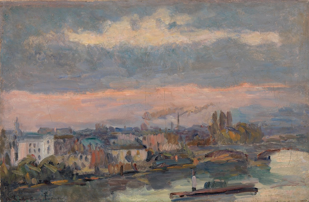 Langs Seinen af Albert Charles Lebourg