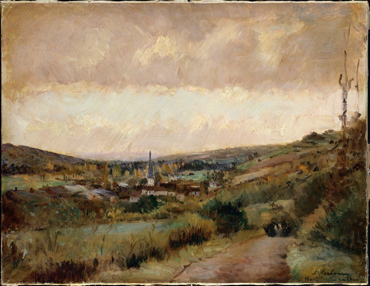 Sidste efterårsdage i Hondouville-sur-Iton af Albert Charles Lebourg
