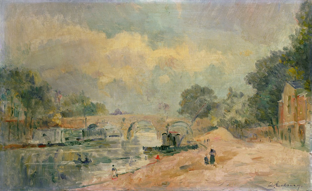 Pont Marie af Albert Charles Lebourg