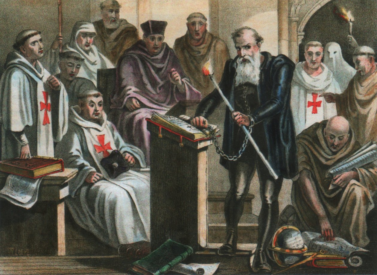 Galileo Galilei foran det hellige kontor af Albert Chereau
