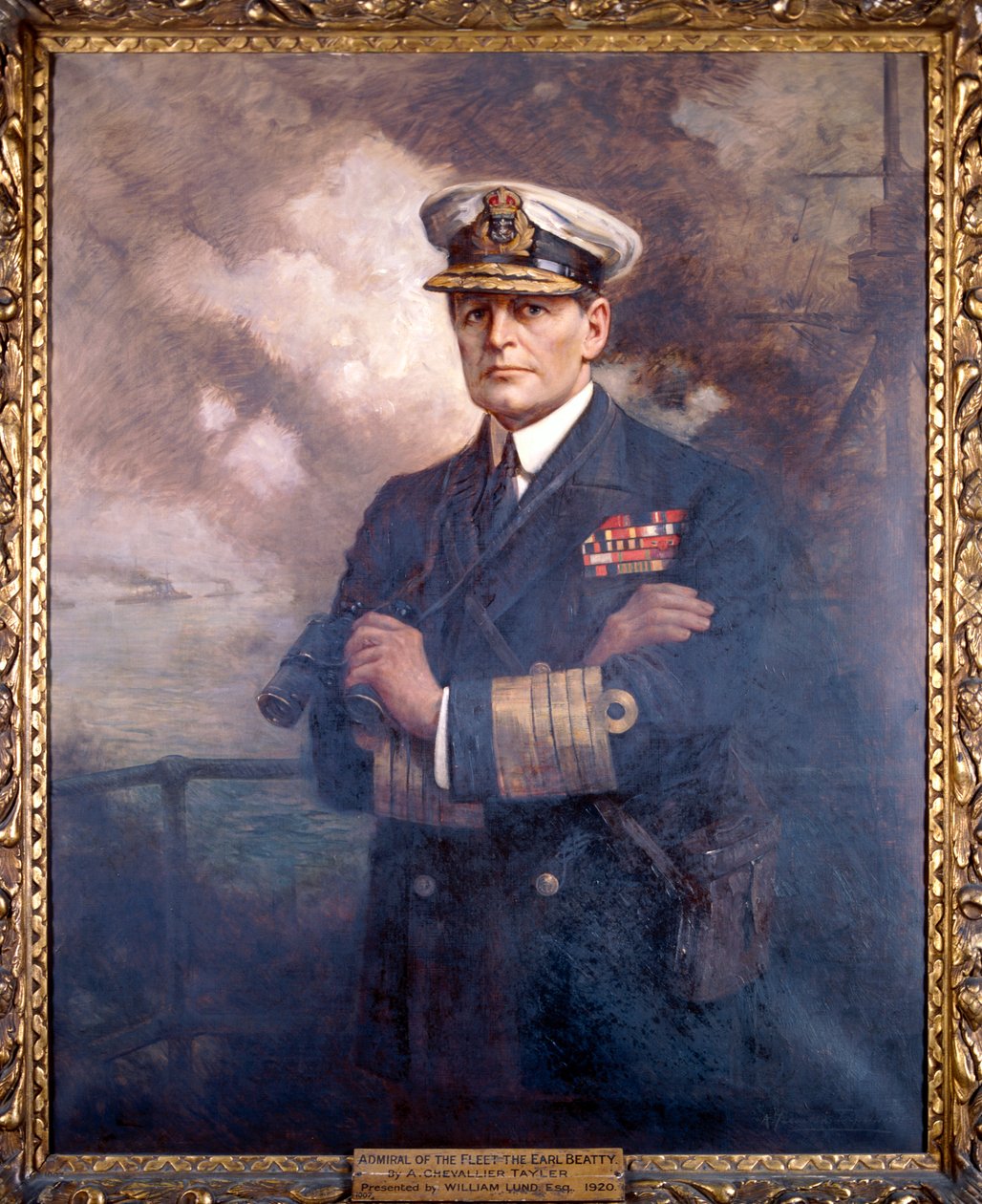 Admiral of the Fleet, Earl Beatty, 1920 af Albert Chevallier Tayler
