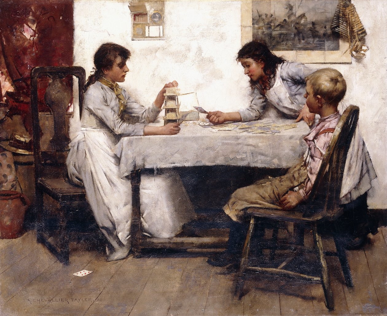Korthuset, 1888 af Albert Chevallier Tayler