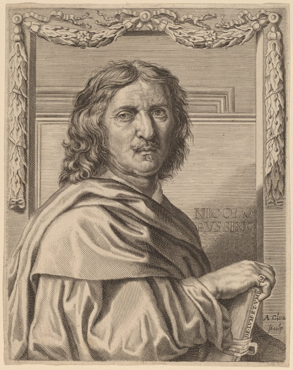 Nicholas Poussin af Albert Clouet