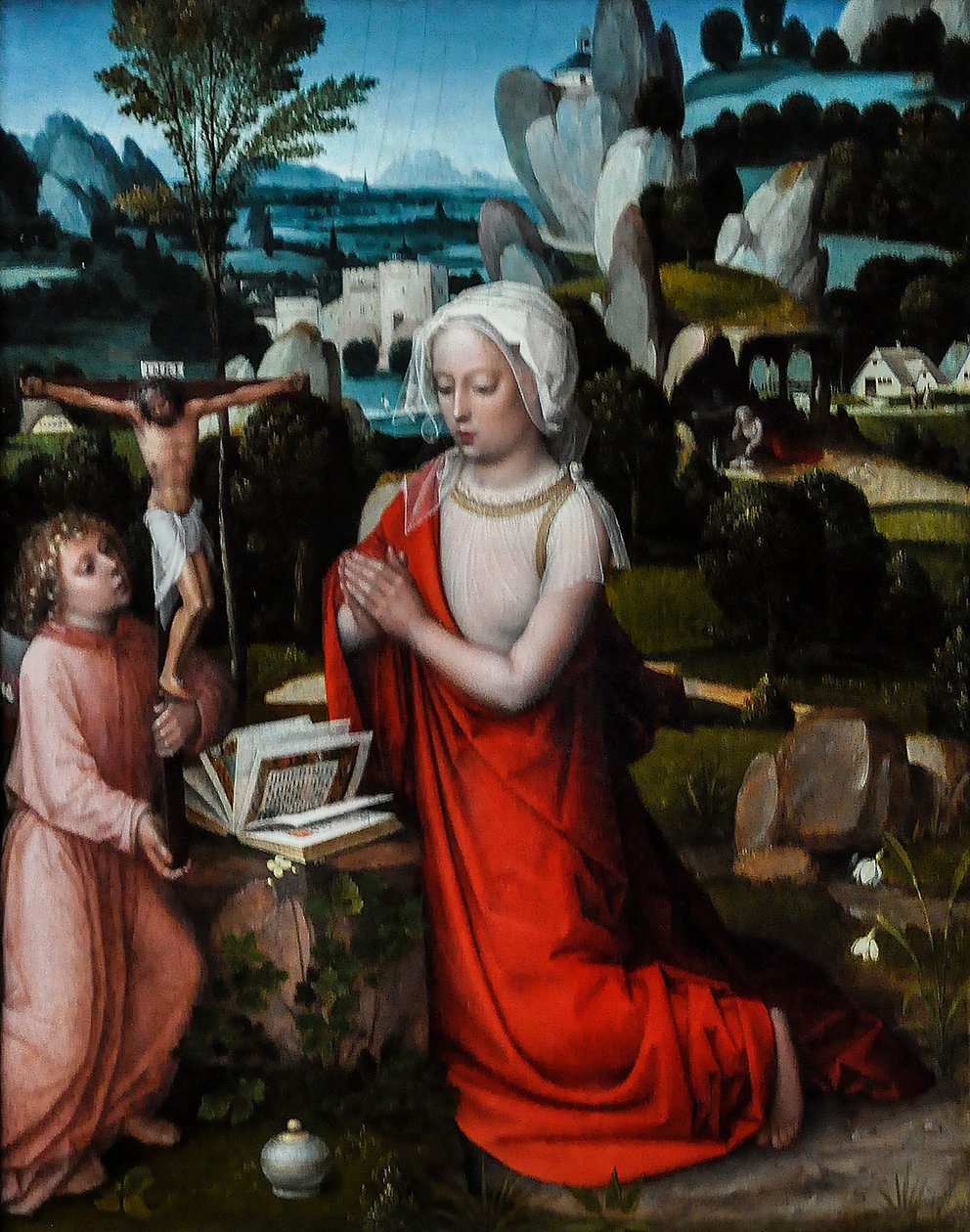 Magdalena i et landskab af Albert Cornelis