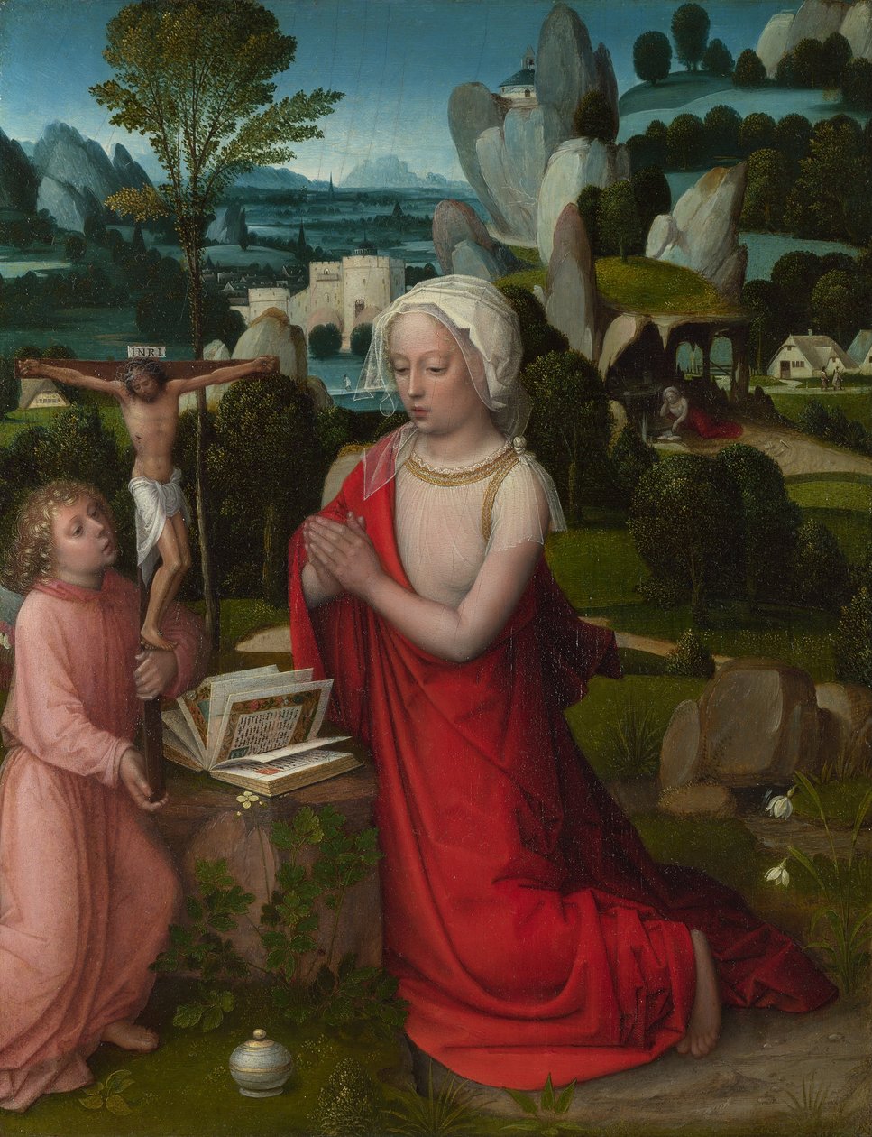 Magdalen i et Landskab af Albert Cornelis