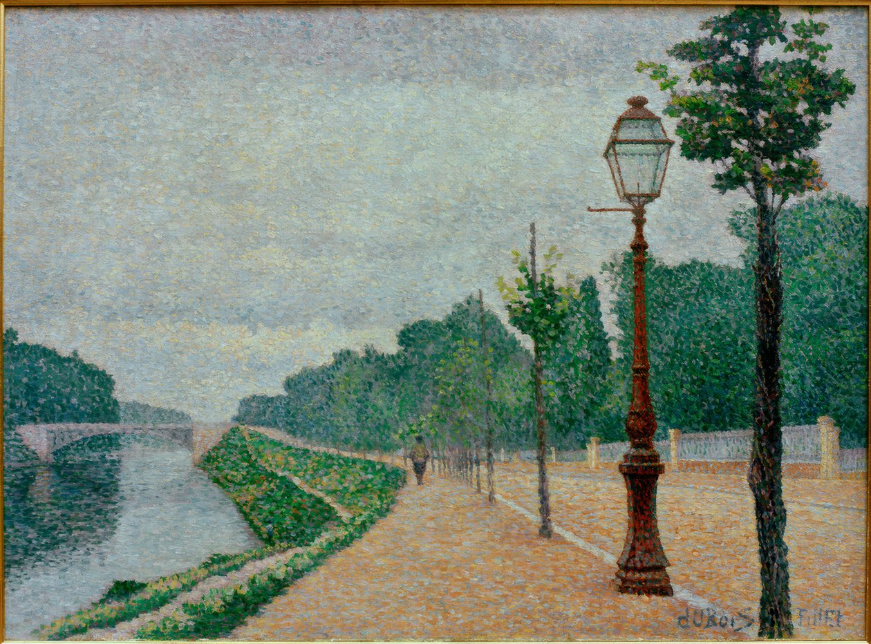 Bredden af ​​Seinen i Neuilly af Albert Dubois Pillet