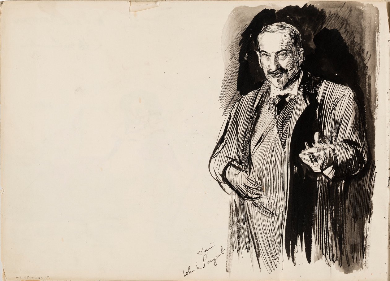 Asher Wertheimer efter John S. Sargent af Albert Edelfelt