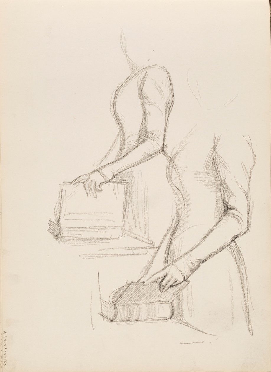 Camille Vallery-Radot, skitse til portræt af Albert Edelfelt