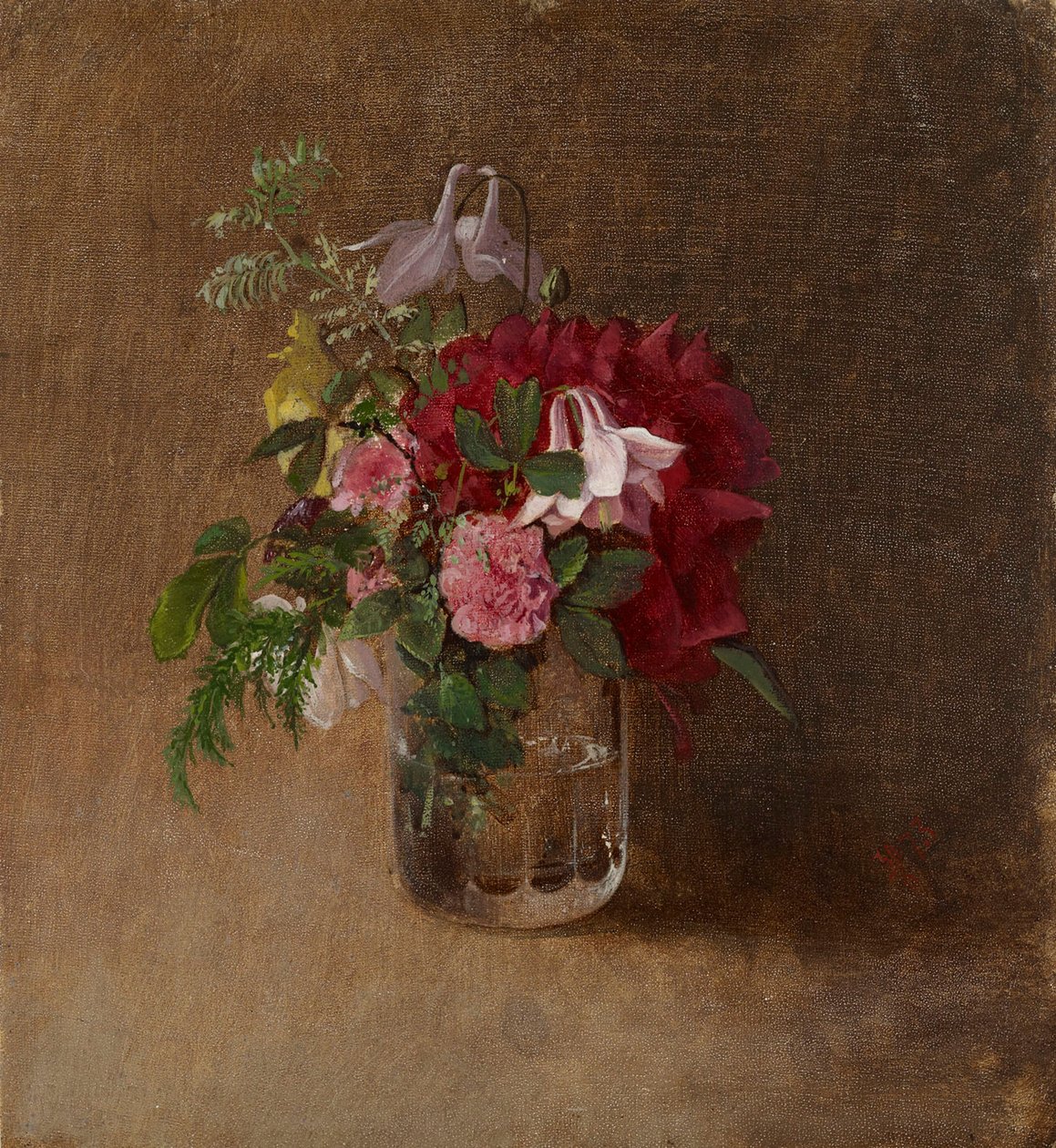 Blomster i et glas af Albert Edelfelt