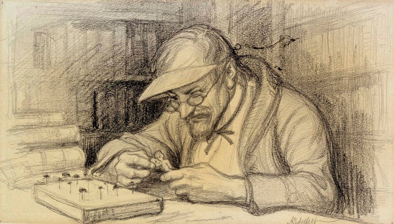 Illustration af det lille geni af Albert Edelfelt
