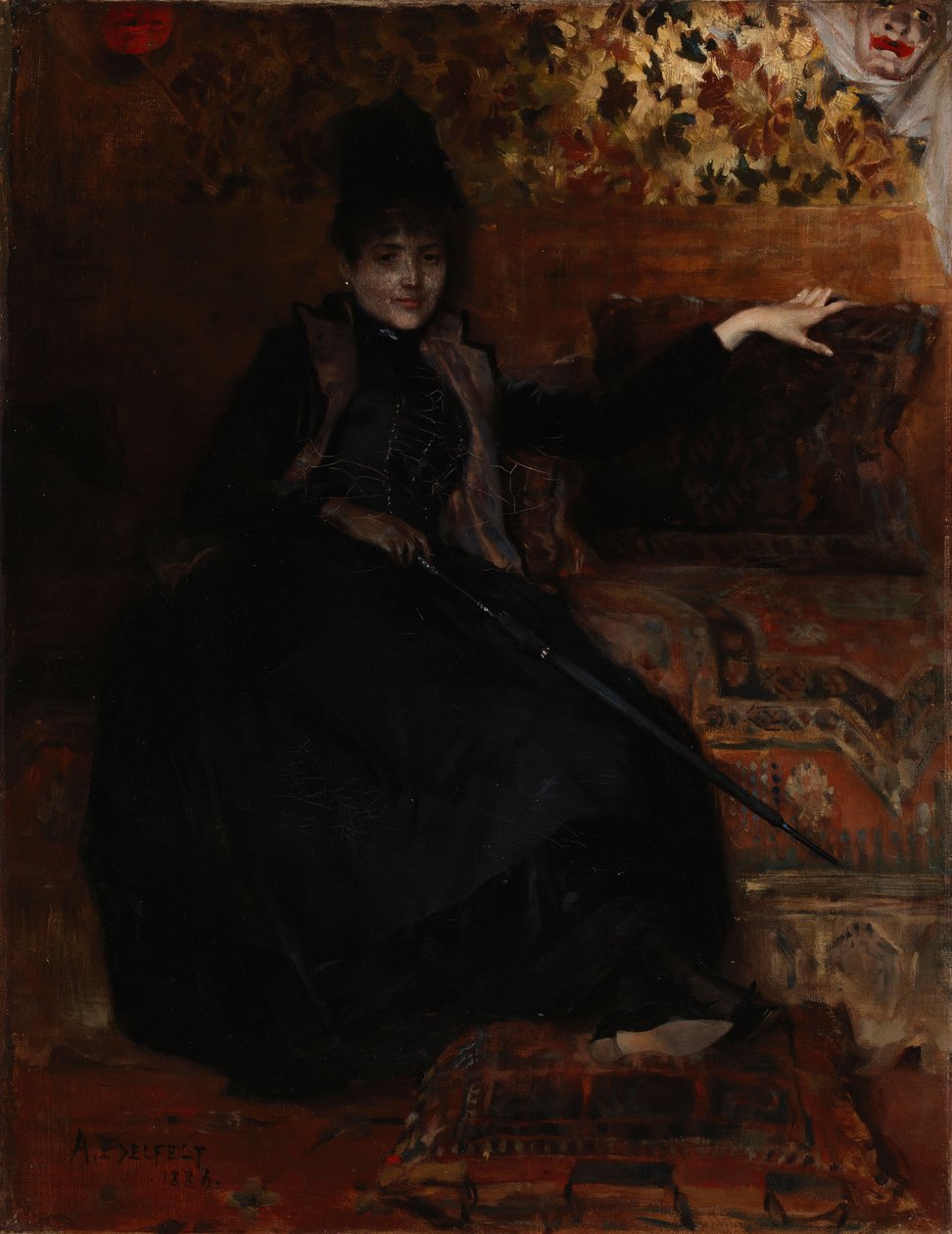 Lady in Black, Den sorte Thérèse af Albert Edelfelt