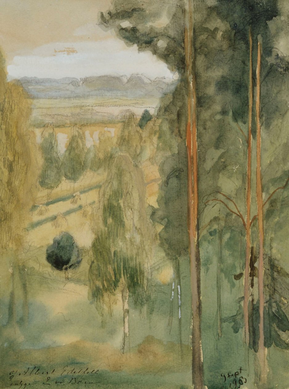 Landskab af Albert Edelfelt