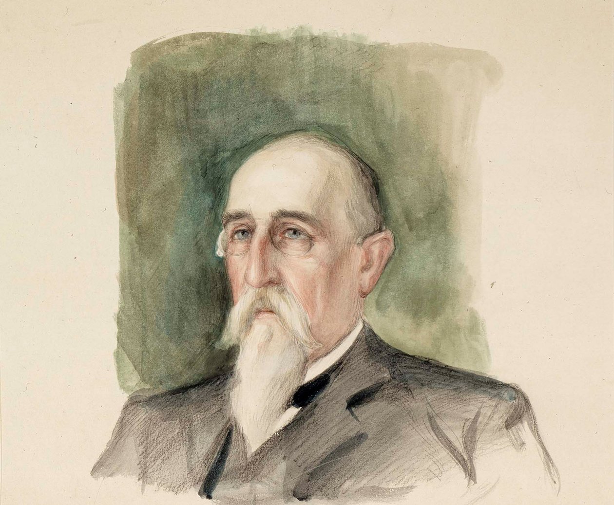 Leo Mechelin, portrætstudie af Albert Edelfelt